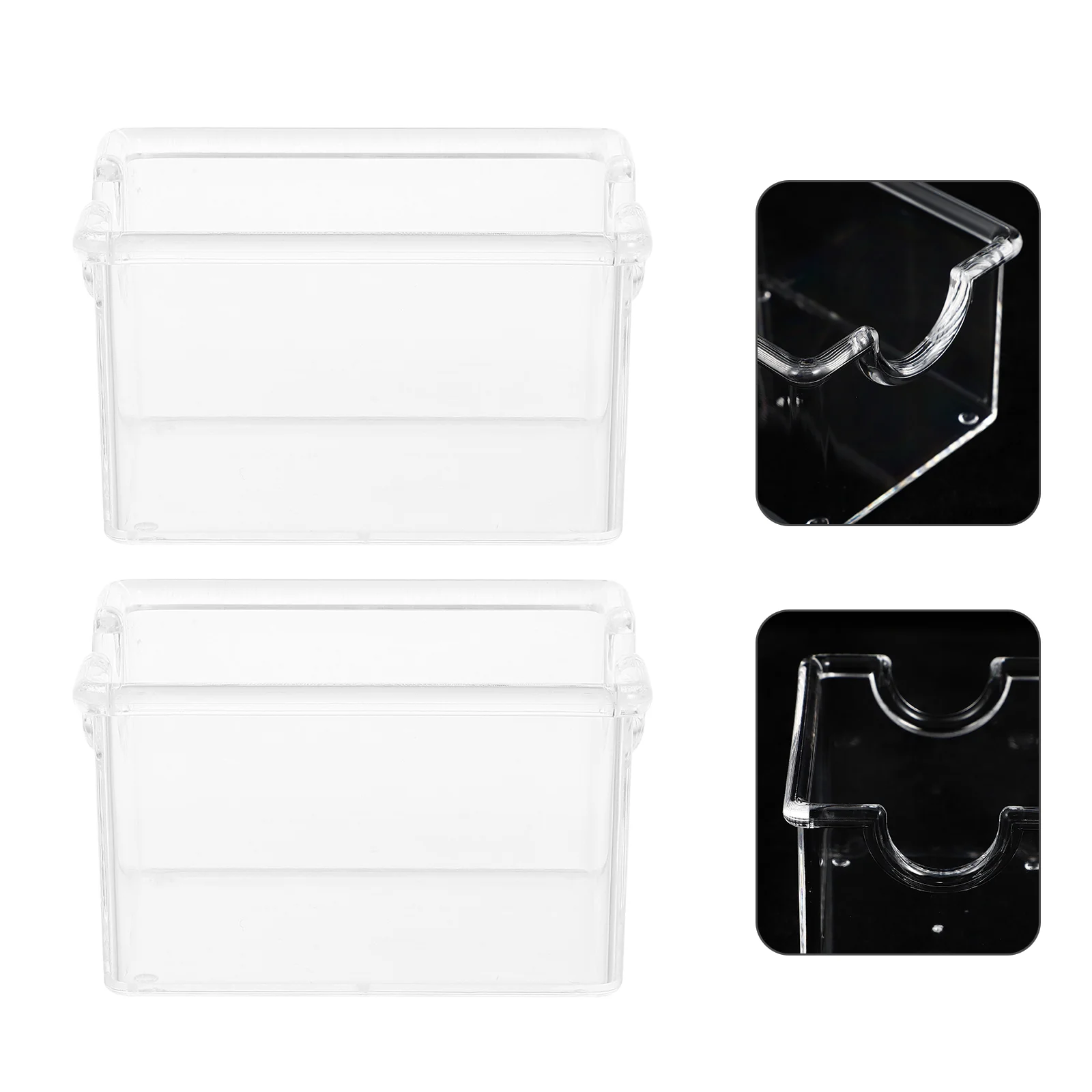 2 Pcs Car Can Trash Bag Tea Storage Box Acrylic Clear Organizer Holder Transparent
2 Pcs Car Can Trash Bag Tea Storage Box Acrylic Clear Organizer Holder Transparent