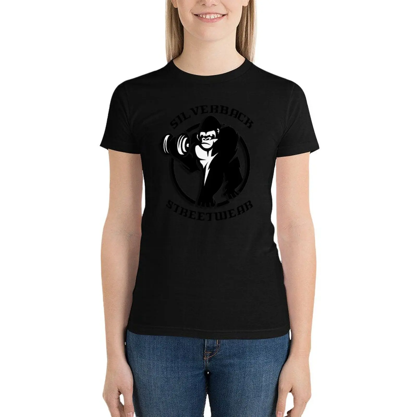 Gorilla classic design T-Shirt hippie clothes summer tops white t-shirts for Women
Gorilla classic design T-Shirt hippie clothes summer tops white t-shirts for Women