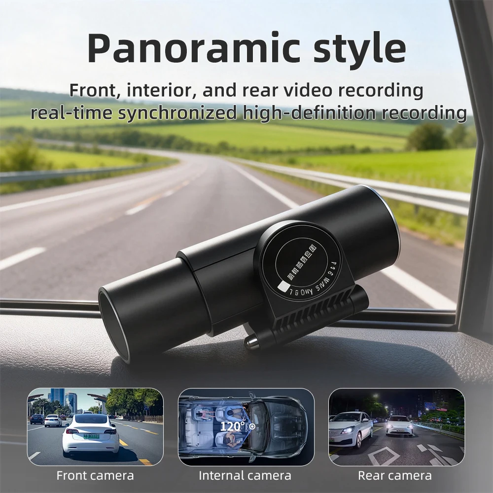 Metal lipstick machine hidden recorder universal triple camera car high-definition driving recorder
Metal lipstick machine hidden recorder universal triple camera car high-definition driving recorder