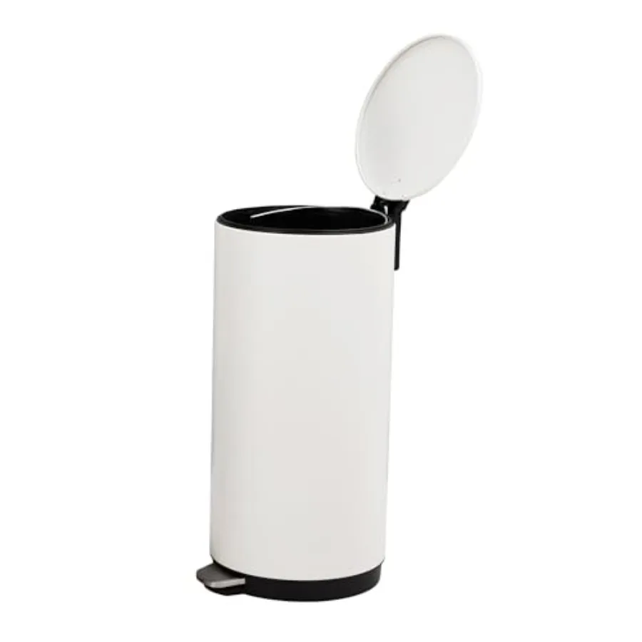 30 Liter Round Kitchen Trash Can 8 Gallon Compact Rubbish Bin with Soft-Close Lid and Foot Pedal Stainless Steel Waste Containe
30 Liter Round Kitchen Trash Can 8 Gallon Compact Rubbish Bin with Soft-Close Lid and Foot Pedal Stainless Steel Waste Containe