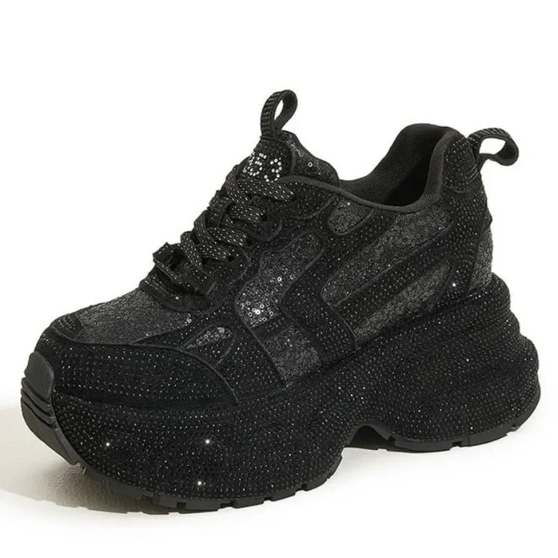 Top quality 8CM Air Mesh Synthetic Platform Wedge Casual Autumn Chunky Sneaker Bling Bling Leather Comfy High Brand Spring Shoes
Top quality 8CM Air Mesh Synthetic Platform Wedge Casual Autumn Chunky Sneaker Bling Bling Leather Comfy High Brand Spring Shoes