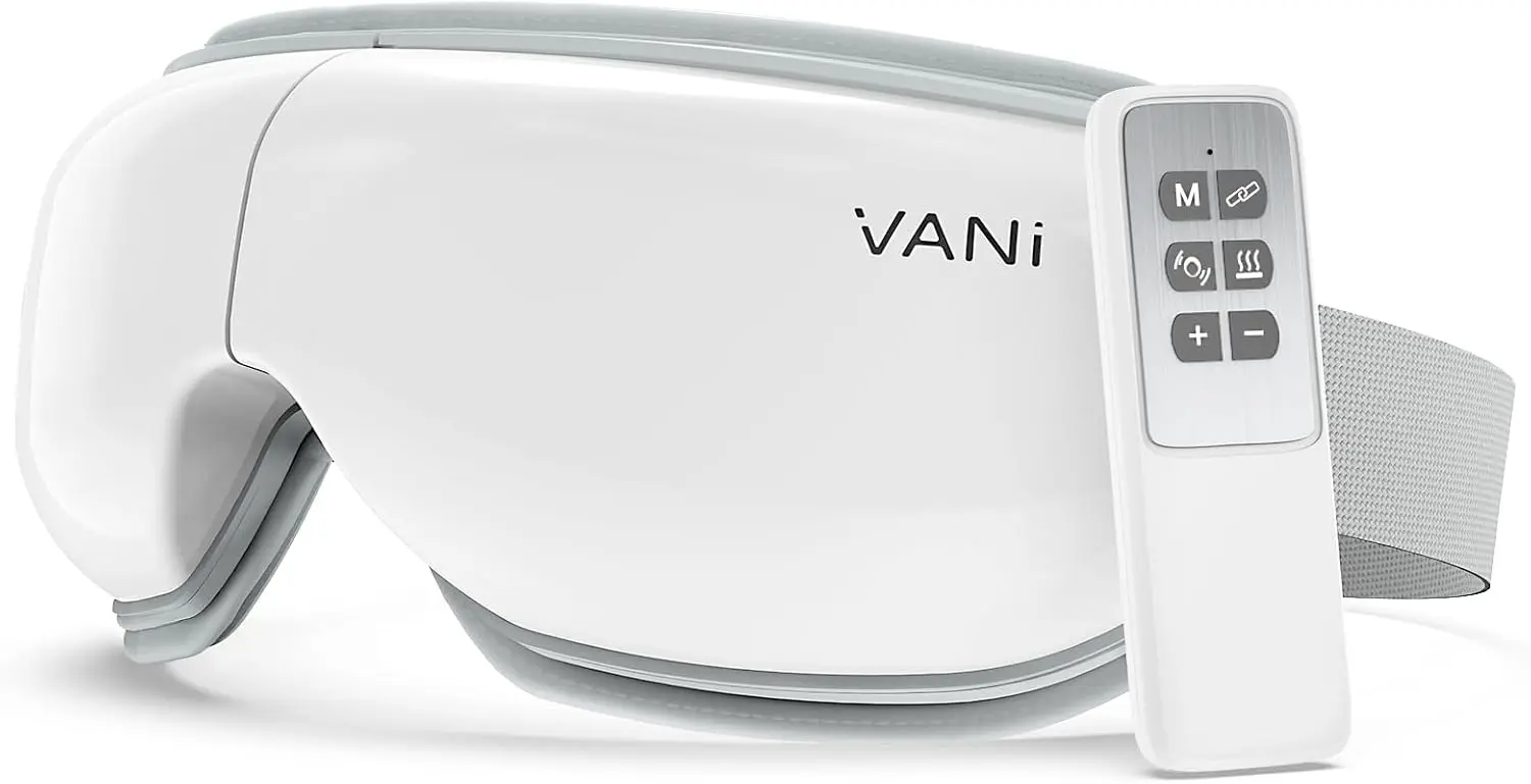 Массажер для глаз с подогревом и пультом дистанционного управления для снятия мигрени, уменьшения напряжения глаз и темных кругов под глазами - идеальный подарок
Массажер для глаз с подогревом и пультом дистанционного управления для снятия мигрени, уменьшения напряжения глаз и темных кругов под глазами - идеальный подарок