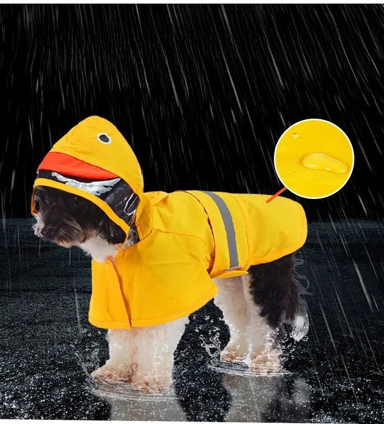 Summer Pet Dog Raincoat Waterproof Reflective Raincoat Outdoor Jumpsuit For Small And Medium-Sized Dogs Pet Clothing Corgi Dogs
Summer Pet Dog Raincoat Waterproof Reflective Raincoat Outdoor Jumpsuit For Small And Medium-Sized Dogs Pet Clothing Corgi Dogs