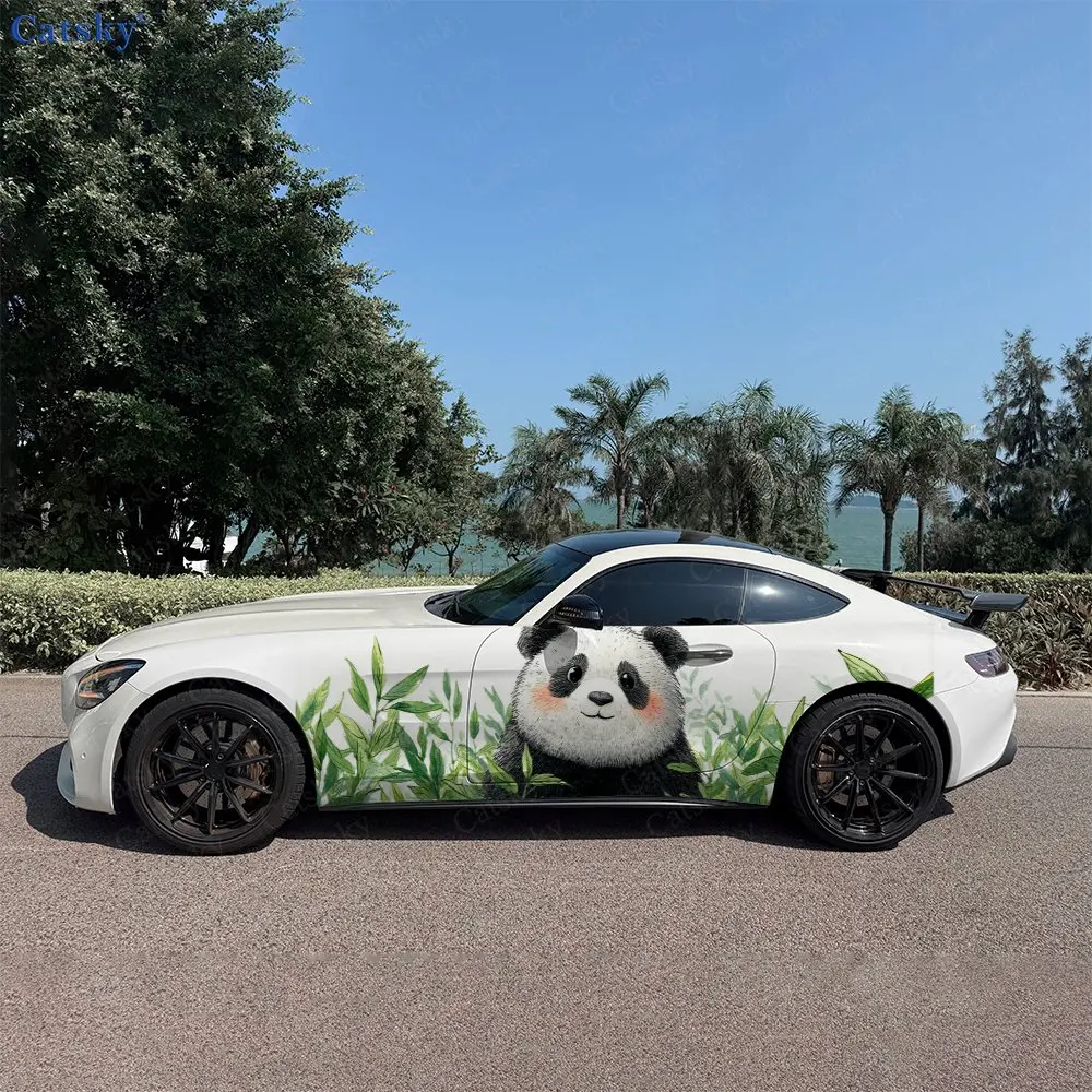 2pcs Panda Bamboo And Greenery, Durable, Fade-resistant, Enhance Vehicle Aesthetics With Bold Artistic Design Car Vinyl Wraps
2pcs Panda Bamboo And Greenery, Durable, Fade-resistant, Enhance Vehicle Aesthetics With Bold Artistic Design Car Vinyl Wraps