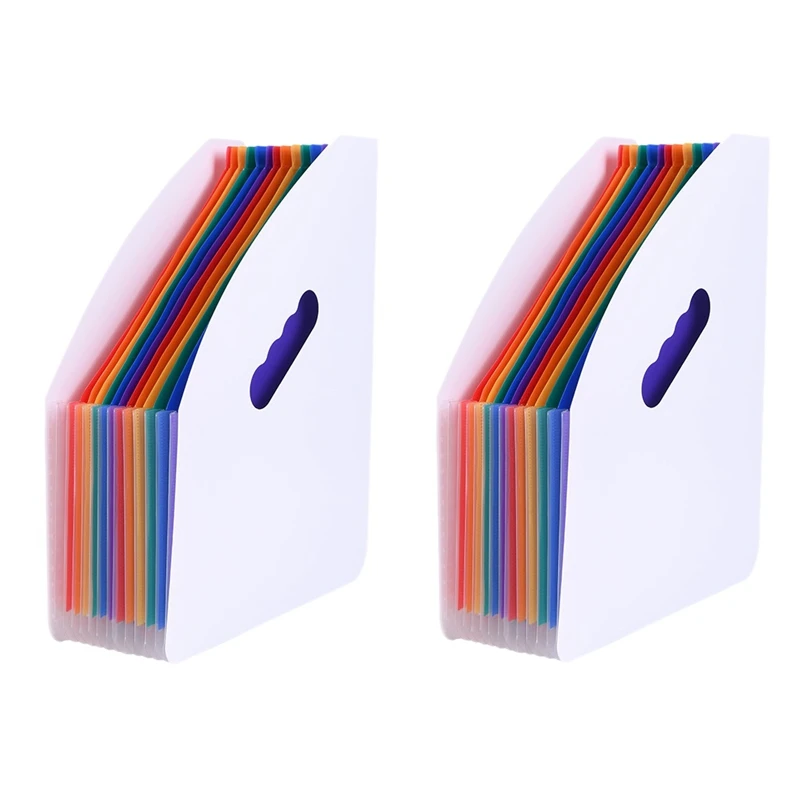2 Pcs Expanding File Holder Folder Standing A4 Vertical File Organizer Magazine Basket Desktop 13 Pockets File Holder
2 Pcs Expanding File Holder Folder Standing A4 Vertical File Organizer Magazine Basket Desktop 13 Pockets File Holder