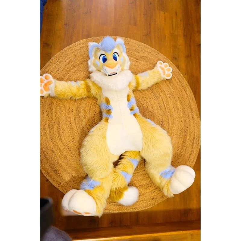 Yellow Huksy Dog Fursuit Teen Costumes Set Furry Set Halloween Christmas Large Event Performance Clothing
Yellow Huksy Dog Fursuit Teen Costumes Set Furry Set Halloween Christmas Large Event Performance Clothing