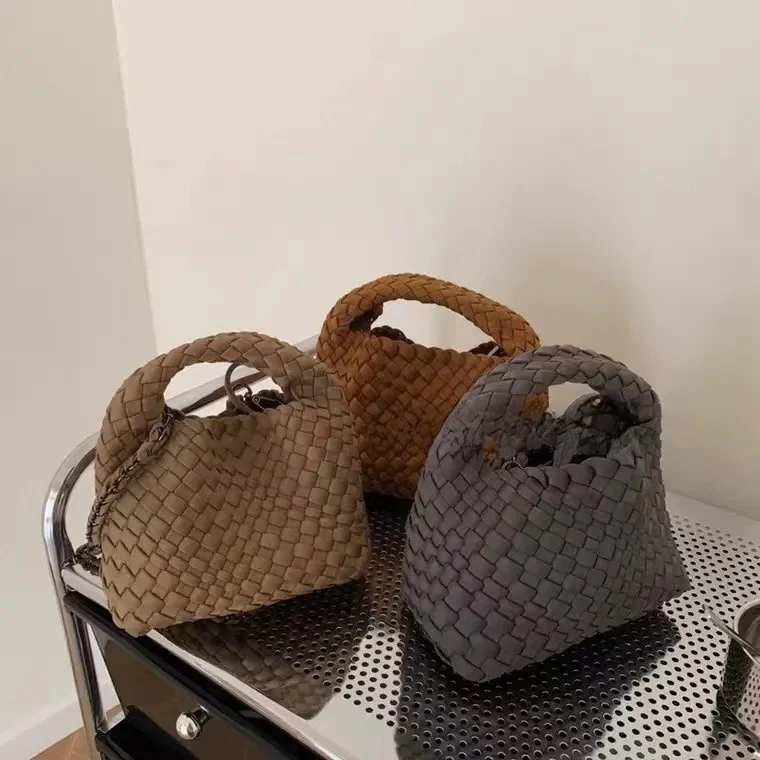 Handwoven Nylon Buet Bag Women's Crossbody oulder Bag 2024 New Sle Soft Handle Casual Faion Size Buet ape
Handwoven Nylon Buet Bag Women's Crossbody oulder Bag 2024 New Sle Soft Handle Casual Faion Size Buet ape