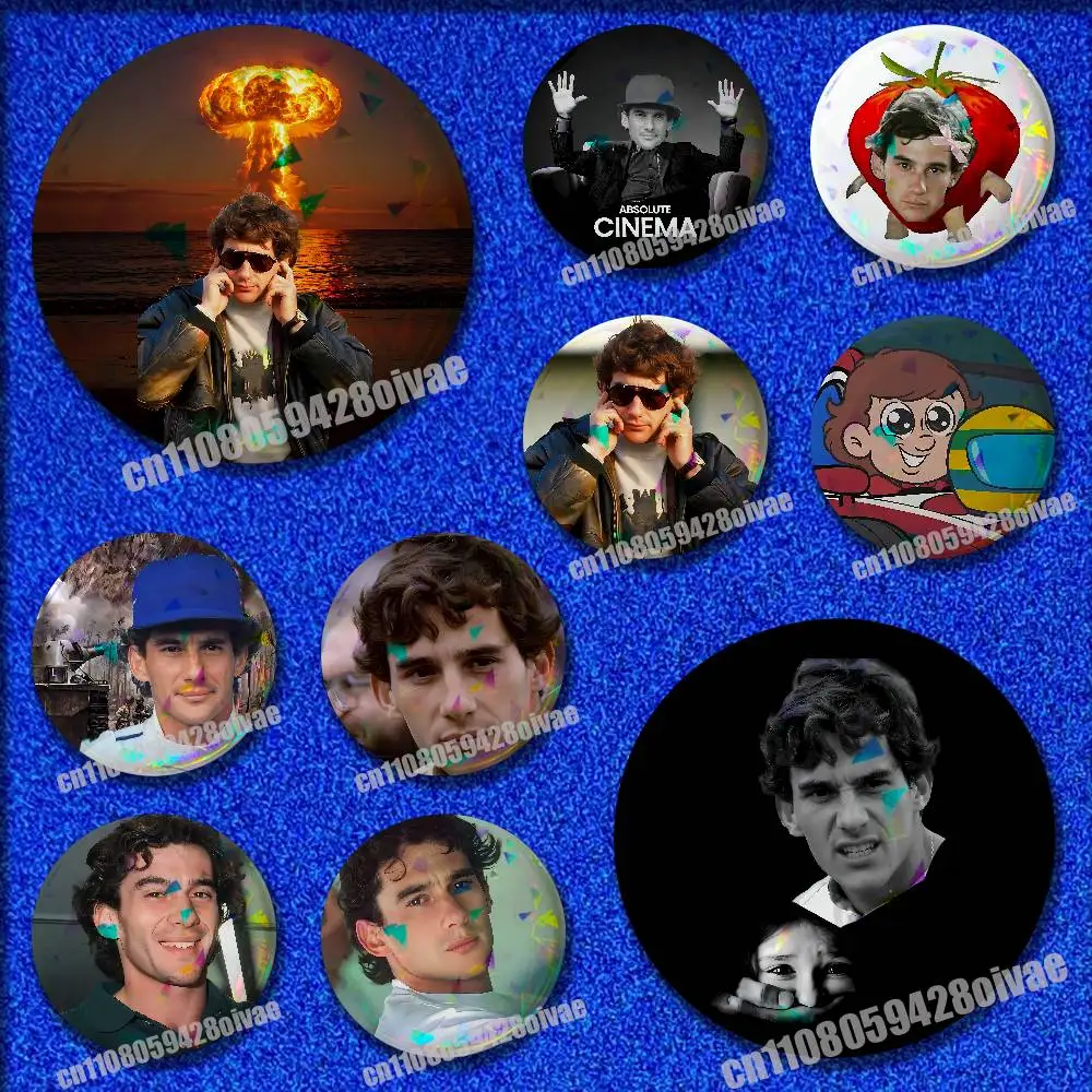 A-Ayrton Senna Insignia Badge Cover For Ornament 75mm 25mm 44mm Brooch Button Round Pins
A-Ayrton Senna Insignia Badge Cover For Ornament 75mm 25mm 44mm Brooch Button Round Pins