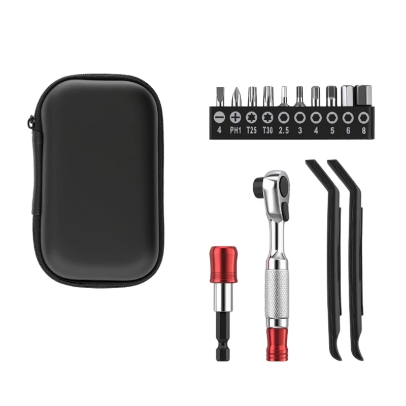 Professional 14Pcs Cycling Tool Multifunction Repair Tool Set with Ratchet Wrench Tire Levers Mini Pumps
Professional 14Pcs Cycling Tool Multifunction Repair Tool Set with Ratchet Wrench Tire Levers Mini Pumps