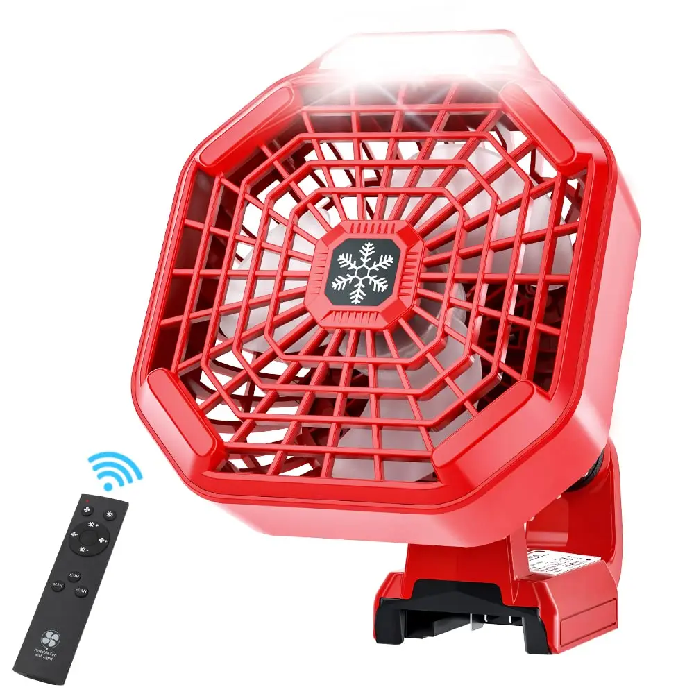 Cordless Portable Fan LED Camping Fan with USB Port for Milwaukee 18V Li-ion Batteries for Repairing Cars and Outdoor Camping
Cordless Portable Fan LED Camping Fan with USB Port for Milwaukee 18V Li-ion Batteries for Repairing Cars and Outdoor Camping