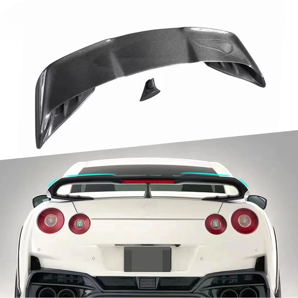 Carbon Fiber Rear Trunk Boot Spoiler Lip Tail Wing for GTR R35 2008-2018 FRP Rear Boot Spoiler Body Kits Car Styling
Carbon Fiber Rear Trunk Boot Spoiler Lip Tail Wing for GTR R35 2008-2018 FRP Rear Boot Spoiler Body Kits Car Styling