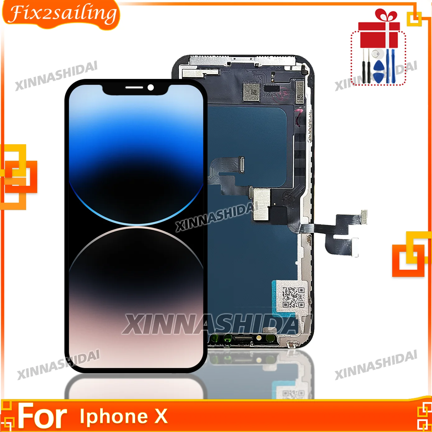 100% Tested For iPhone X LCD Touch Display Screen Digitizer Assembly Replacement For iPhone X LCD Parts LCD
100% Tested For iPhone X LCD Touch Display Screen Digitizer Assembly Replacement For iPhone X LCD Parts LCD