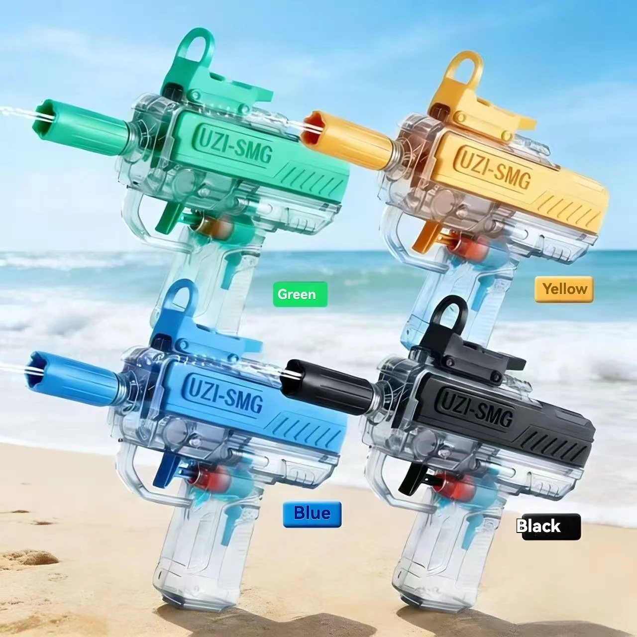 2026 New Product Uzi Water Gun Linkage Chamber Technology Large Capacity Continuous Transparent Water Gun Children's Water Splas
2026 New Product Uzi Water Gun Linkage Chamber Technology Large Capacity Continuous Transparent Water Gun Children's Water Splas