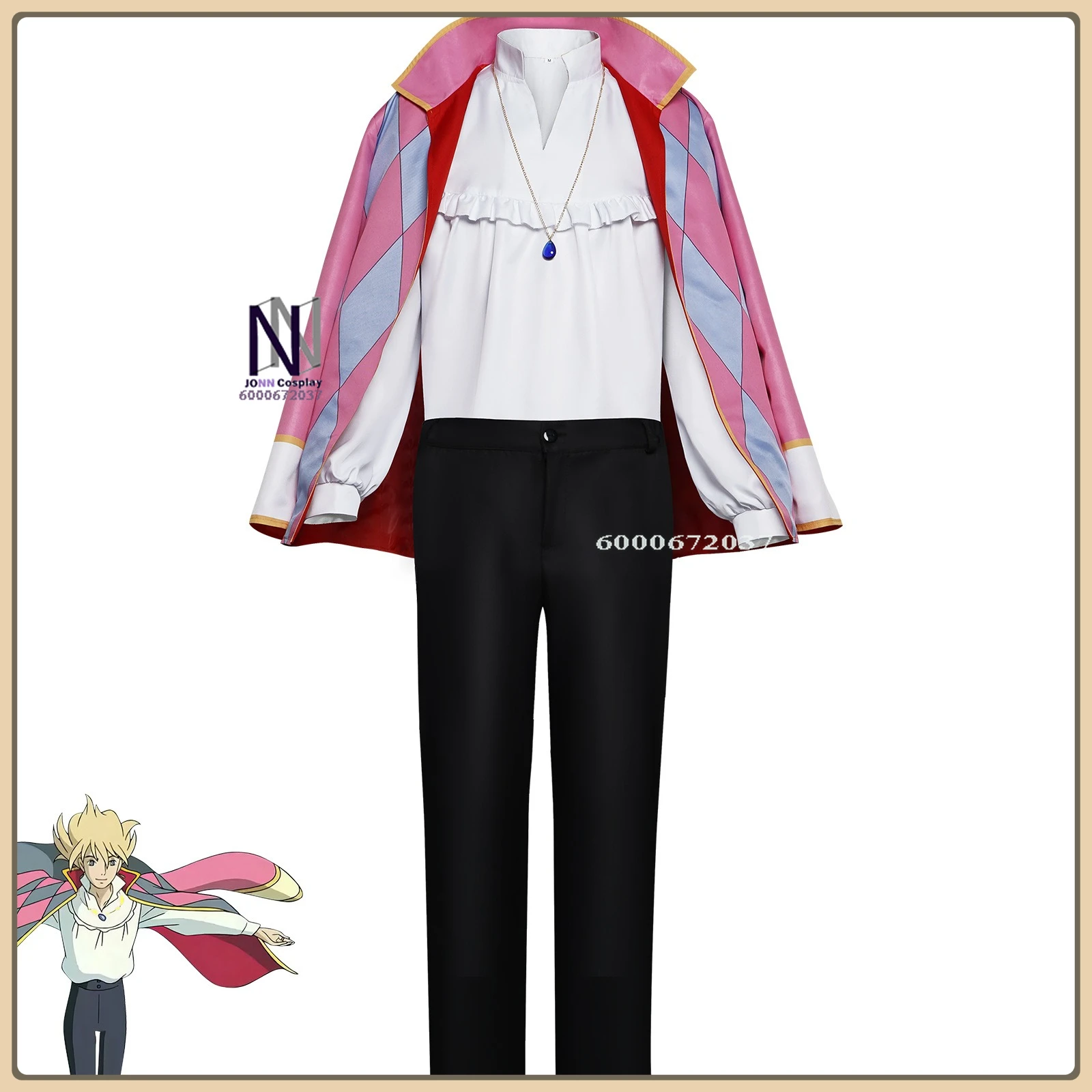 Animated Movie Character Hal Cosplay Costume Classic Stage Outfit + Necklace Full Set High Quality Halloween Party Suit (Adult)
Animated Movie Character Hal Cosplay Costume Classic Stage Outfit + Necklace Full Set High Quality Halloween Party Suit (Adult)
