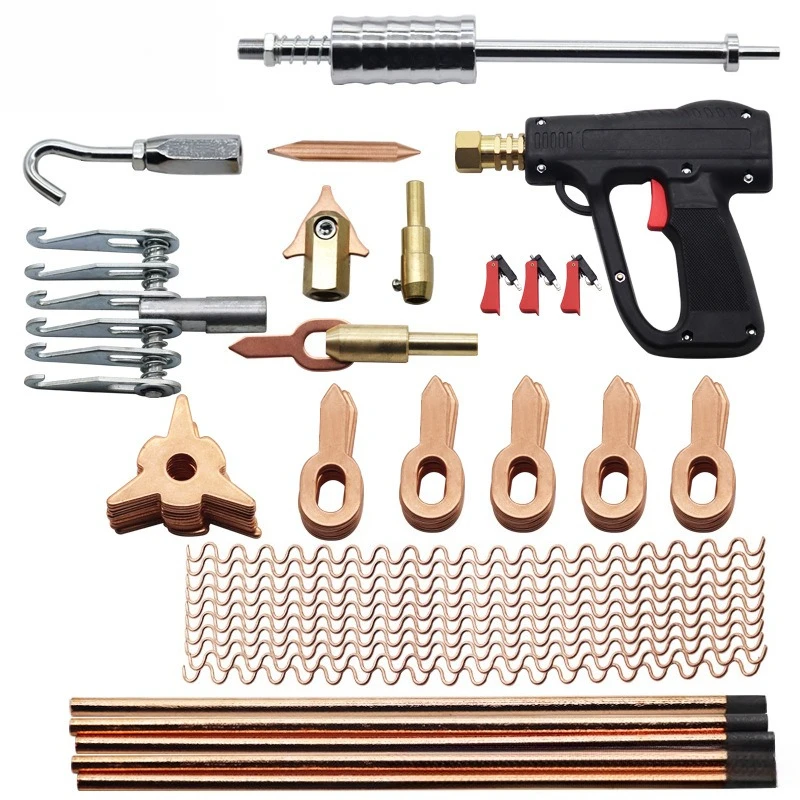 Sheet metal repair machine accessories Auto shaping machine accessories set Sheet metal sliding hammer depression repair tool
Sheet metal repair machine accessories Auto shaping machine accessories set Sheet metal sliding hammer depression repair tool