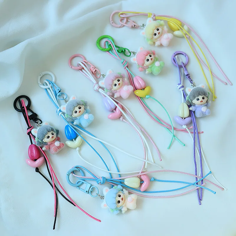 New cartoon keychain phone chain kawaii girl cartoon lanyard bag charm gift car keychain children's day gift
New cartoon keychain phone chain kawaii girl cartoon lanyard bag charm gift car keychain children's day gift