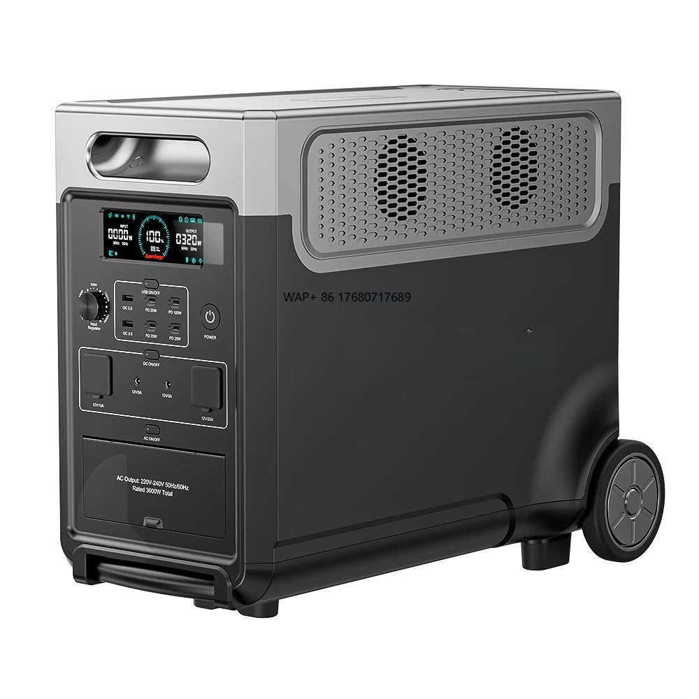 The main station will be recharged through solar panels for home emergency use, using a heavy-duty solar generator solar system
The main station will be recharged through solar panels for home emergency use, using a heavy-duty solar generator solar system