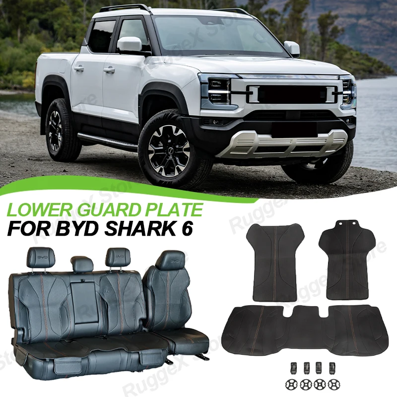 Seat Covers Nappa Leather For BYD SHARK 6 Universal All Seasons Breathable Anti-slip Seat Protective Cushion Car Accessories
Seat Covers Nappa Leather For BYD SHARK 6 Universal All Seasons Breathable Anti-slip Seat Protective Cushion Car Accessories
