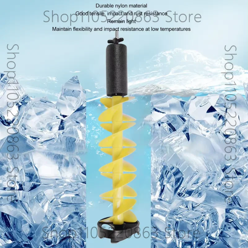 Ice Auger Portable Aluminum Alloy Ice Fishing Drill 6 Inches Hole Cutting for Winter Sea Fishing Outdoor Sports Gear
Ice Auger Portable Aluminum Alloy Ice Fishing Drill 6 Inches Hole Cutting for Winter Sea Fishing Outdoor Sports Gear