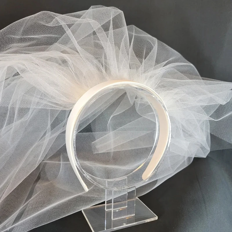 Wedding Fascinator White Birdcage Veil Soft Tulle Elegant Satin Headband Veil Charming Wedding Veil for Bridal Accessories 2022
Wedding Fascinator White Birdcage Veil Soft Tulle Elegant Satin Headband Veil Charming Wedding Veil for Bridal Accessories 2022