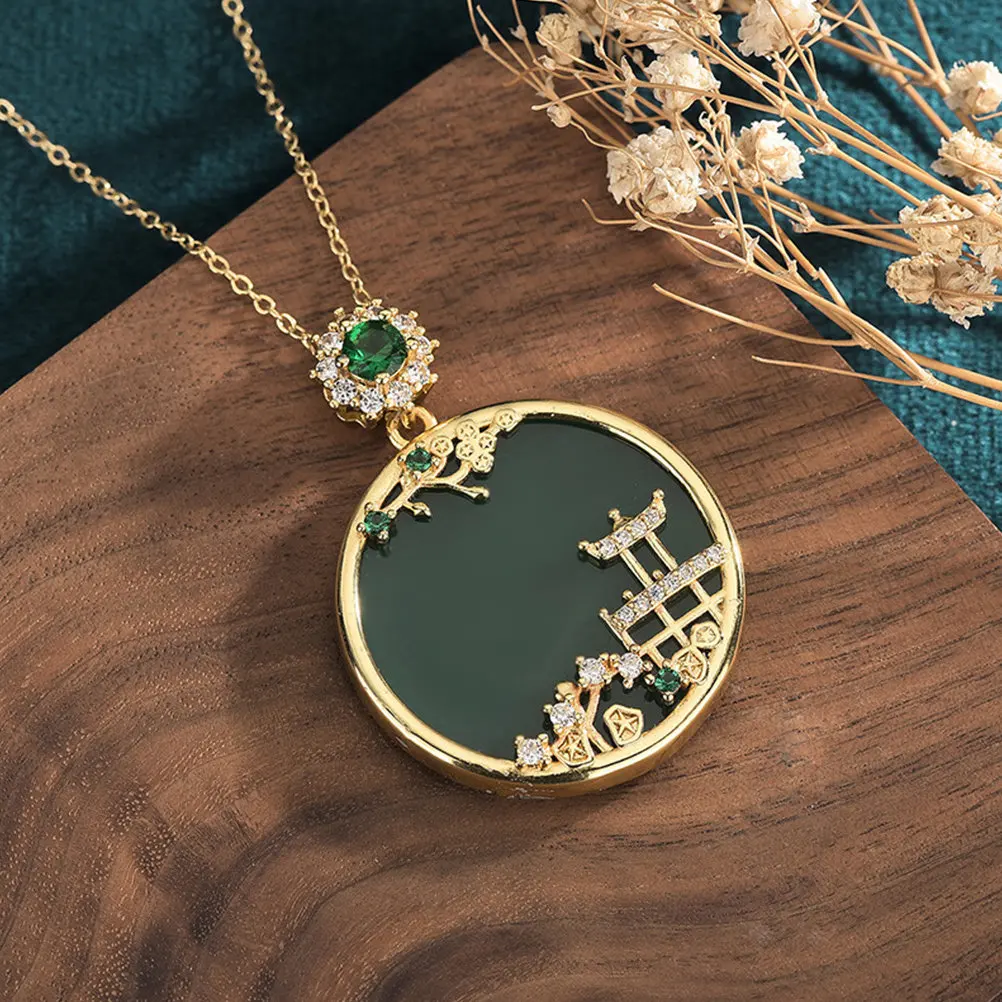 Chalcedony Necklace Natural Stone Pendant Delicate Clavicle Chain Fashion Jewelry Bright Color Longevity Symbol Quality Material
Chalcedony Necklace Natural Stone Pendant Delicate Clavicle Chain Fashion Jewelry Bright Color Longevity Symbol Quality Material