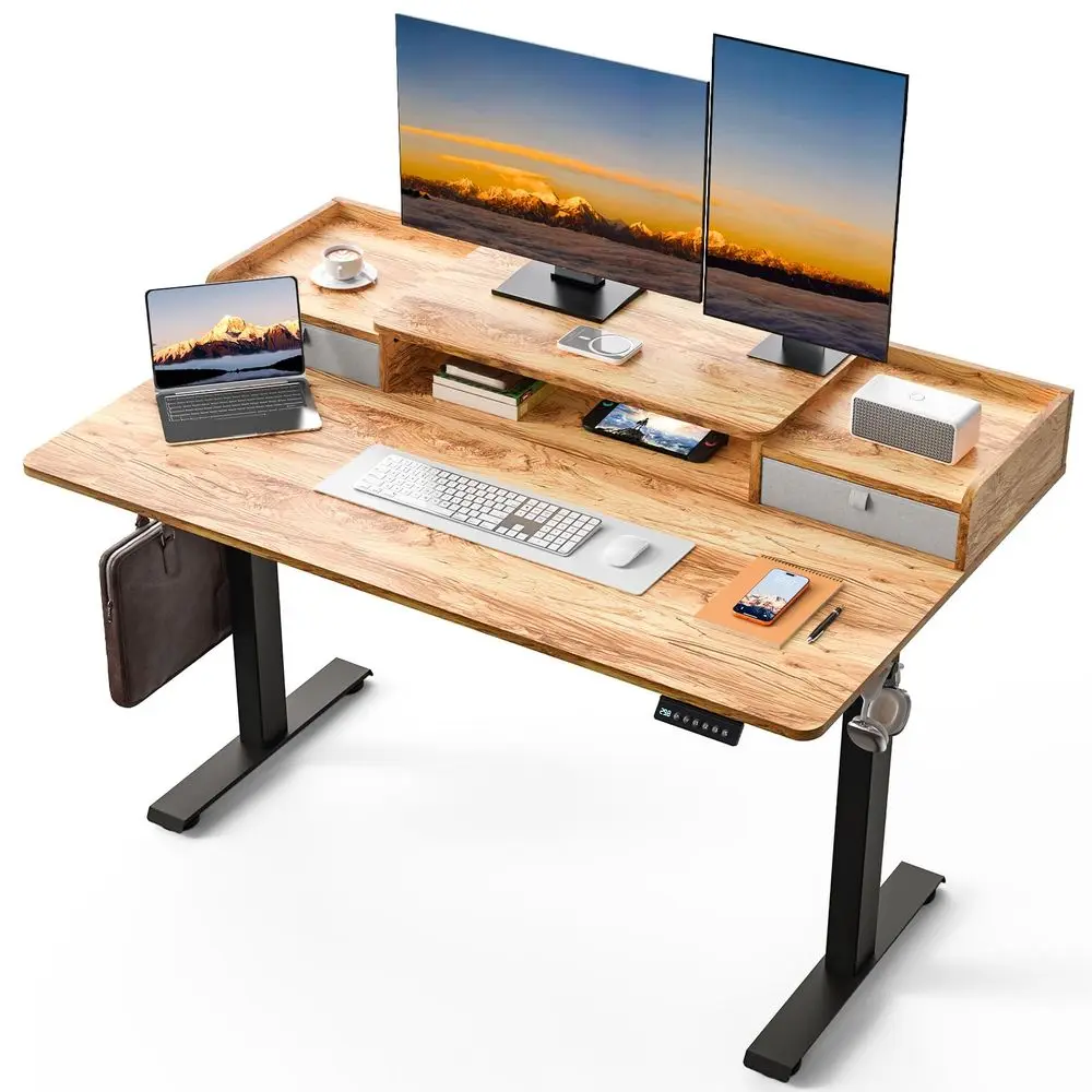 x 30 Inch Electric Standing Desk with 2 Drawers, Adjustable Height Widened Stand Up Desk with Storage, Sit to Stand Ergonomic W
x 30 Inch Electric Standing Desk with 2 Drawers, Adjustable Height Widened Stand Up Desk with Storage, Sit to Stand Ergonomic W