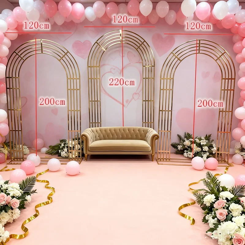Wedding Party Supply Store Store Screen Shelf Wedding Arch Gold-plated Geometry Flower Door Stand Artificial Floral Decor Frame
Wedding Party Supply Store Store Screen Shelf Wedding Arch Gold-plated Geometry Flower Door Stand Artificial Floral Decor Frame