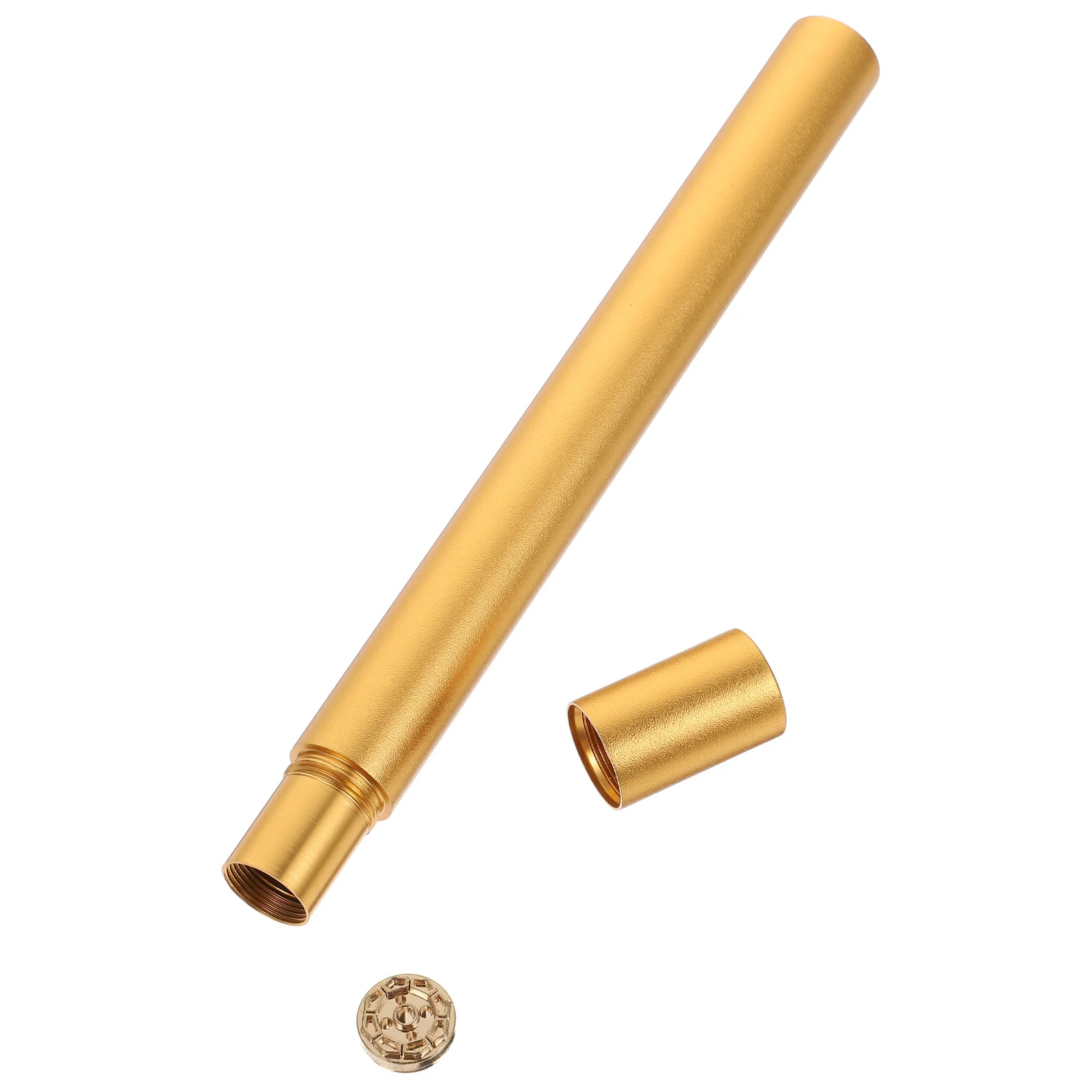 Incense Burner Tube Portable Metal Household Aluminum Alloy Golden Storage Stick Travel
Incense Burner Tube Portable Metal Household Aluminum Alloy Golden Storage Stick Travel