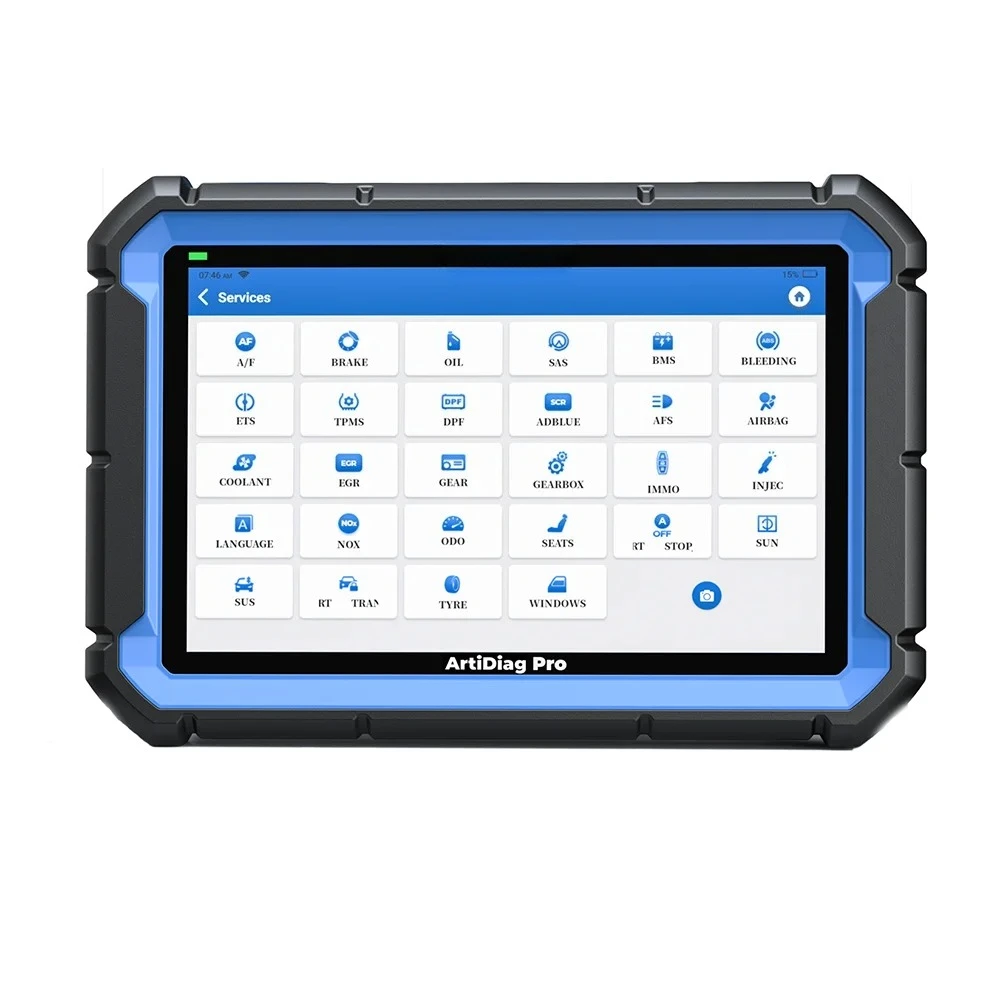 Последняя версия Artidiag Pro, всесистемный автомобильный диагностический инструмент, бесплатное обновление онлайн 2, сканер, поддержка Wi-Fi/BT
Последняя версия Artidiag Pro, всесистемный автомобильный диагностический инструмент, бесплатное обновление онлайн 2, сканер, поддержка Wi-Fi/BT