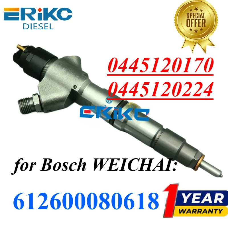 0445120170 0445120224 Дизельный инжектор Common Rail 612600080618 Насадка насоса для грузовика De'Longhi Weichai WD10
0445120170 0445120224 Дизельный инжектор Common Rail 612600080618 Насадка насоса для грузовика De'Longhi Weichai WD10