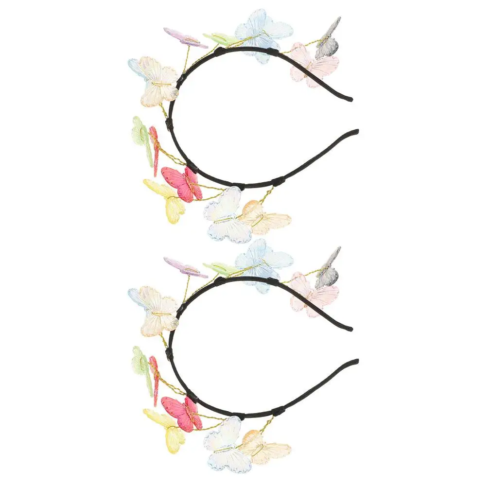 Butterfly Headband 2 Pcs Wedding Headgear Valentines Hairband Elegant Women Plastic Adult Bridal Accessories Lightweight 3D
Butterfly Headband 2 Pcs Wedding Headgear Valentines Hairband Elegant Women Plastic Adult Bridal Accessories Lightweight 3D