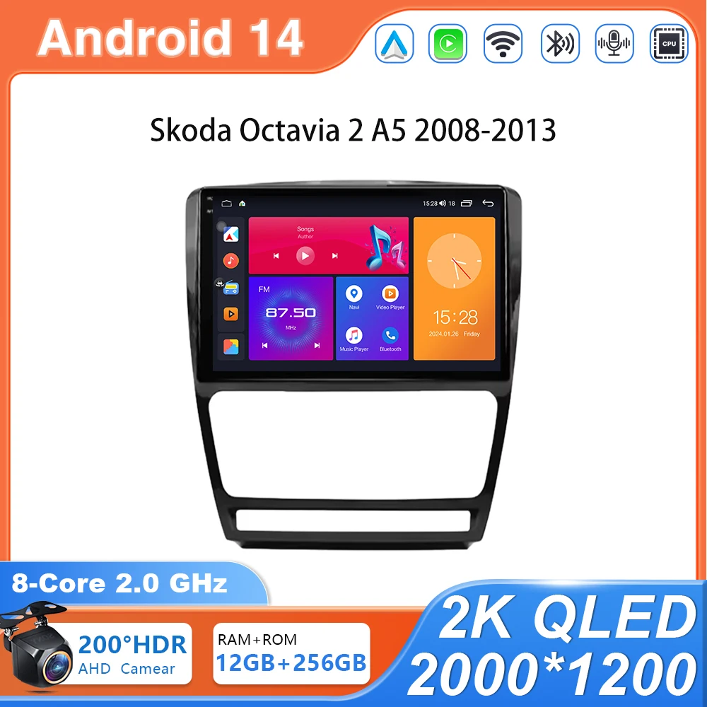 Автомобильное радио Android 14 для Skoda Octavia 2 A5 2008-2013 Мультимедиа GPS Стерео без 2Din DVD 4G Авто Wi-Fi плеер 4G 2 din авторадио
Автомобильное радио Android 14 для Skoda Octavia 2 A5 2008-2013 Мультимедиа GPS Стерео без 2Din DVD 4G Авто Wi-Fi плеер 4G 2 din авторадио