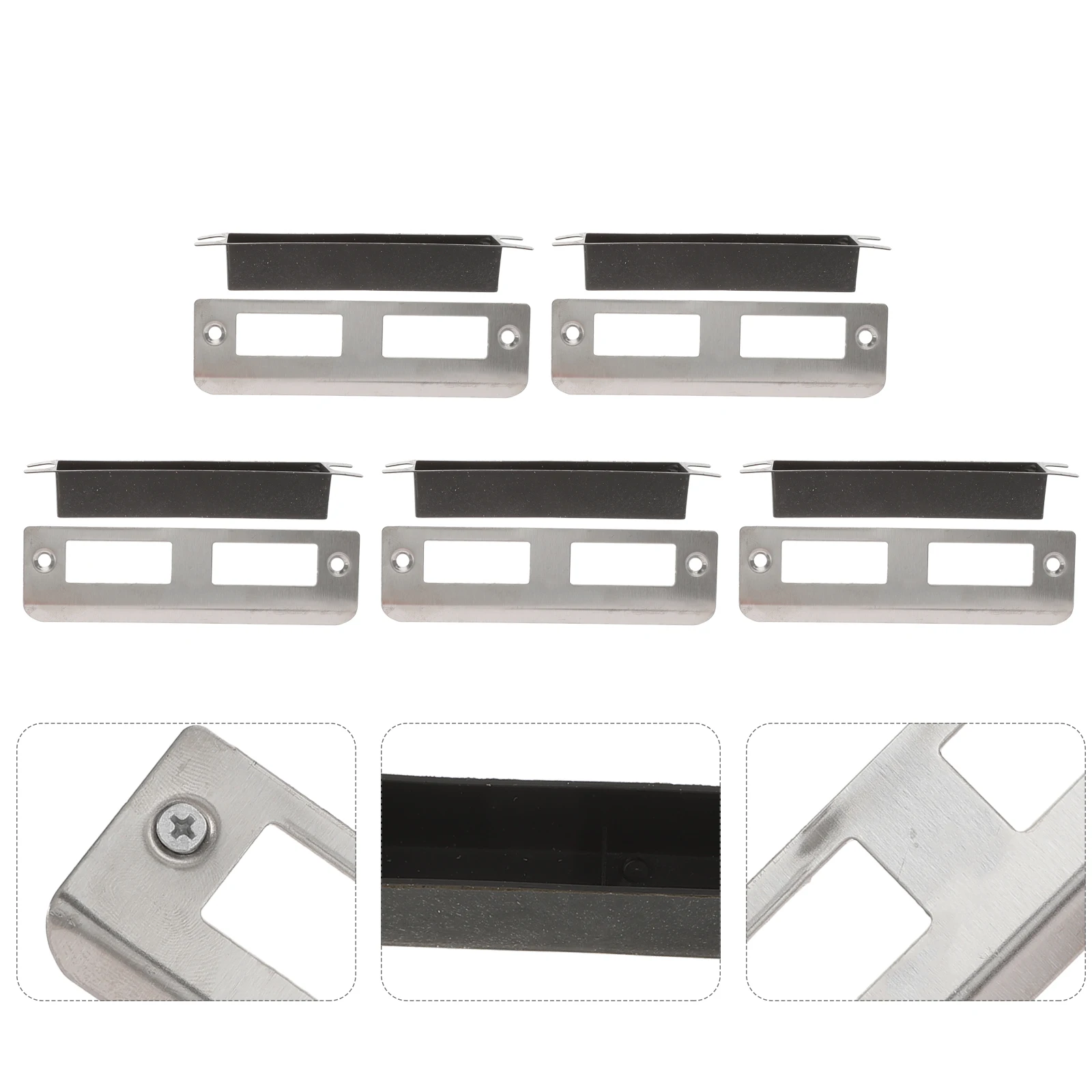 5Pcs Deadbolt Cover Plates Stainless Steel Sturdy Construction Conceal Holes Bores for Better Privacy Garage Door Reinforcement
5Pcs Deadbolt Cover Plates Stainless Steel Sturdy Construction Conceal Holes Bores for Better Privacy Garage Door Reinforcement