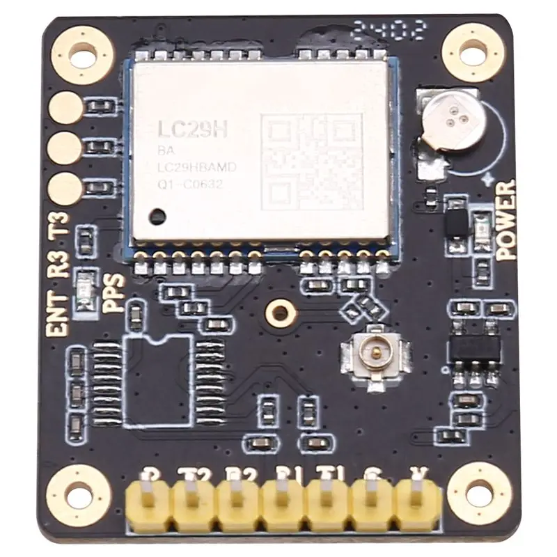 High Precision RTK Base Station Board Quectel LC29H Dual Frequency L1/L5 Positioning Module Output RTCM Data-N25R