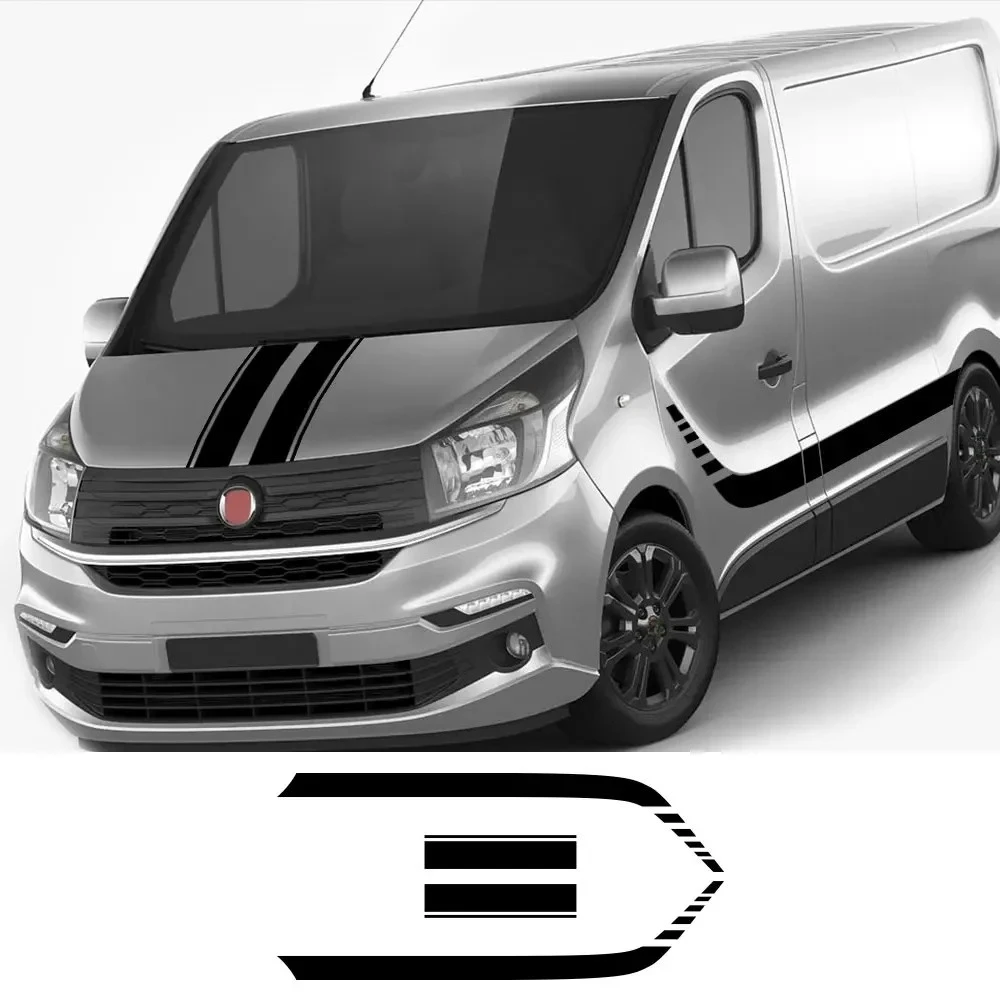 For Fiat Talento Car Stickers Camper Van Bonnet Sides Racing Motorhome Stripes Graphics Vinyl Decals Auto Tuning Accessories
For Fiat Talento Car Stickers Camper Van Bonnet Sides Racing Motorhome Stripes Graphics Vinyl Decals Auto Tuning Accessories