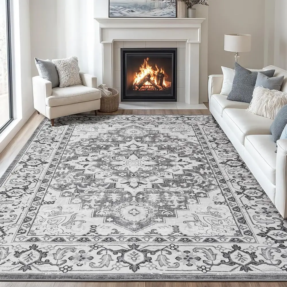 8X10 Area Rugs For Living Room, Washable Area Rug, Rugs For Bedroom, Kitchen, Vintage Boho Carpet, Soft Non-Slip, Low Pile
8X10 Area Rugs For Living Room, Washable Area Rug, Rugs For Bedroom, Kitchen, Vintage Boho Carpet, Soft Non-Slip, Low Pile