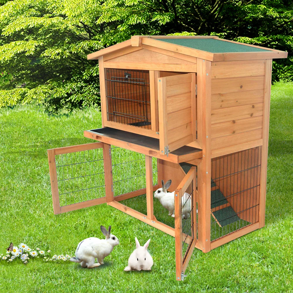 Hot Sale Customizable Solid Pattern Outdoor Wood Rabbit Hutch Breathable Animal Pet Cage from Factory
Hot Sale Customizable Solid Pattern Outdoor Wood Rabbit Hutch Breathable Animal Pet Cage from Factory
