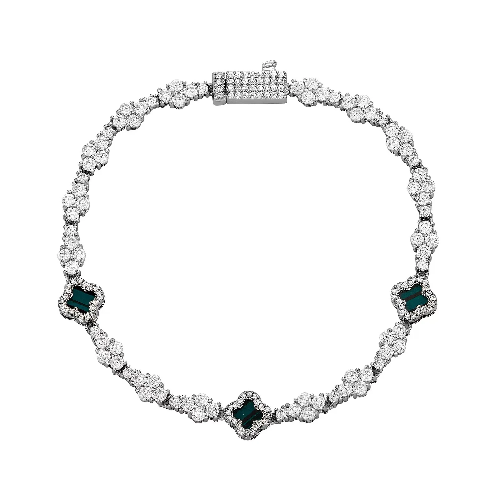 New Bracelet Four-Leaf Clover Zircon Chain Tennis Chain Necklace Women's Exquisite High-End Necklace Accessories
New Bracelet Four-Leaf Clover Zircon Chain Tennis Chain Necklace Women's Exquisite High-End Necklace Accessories