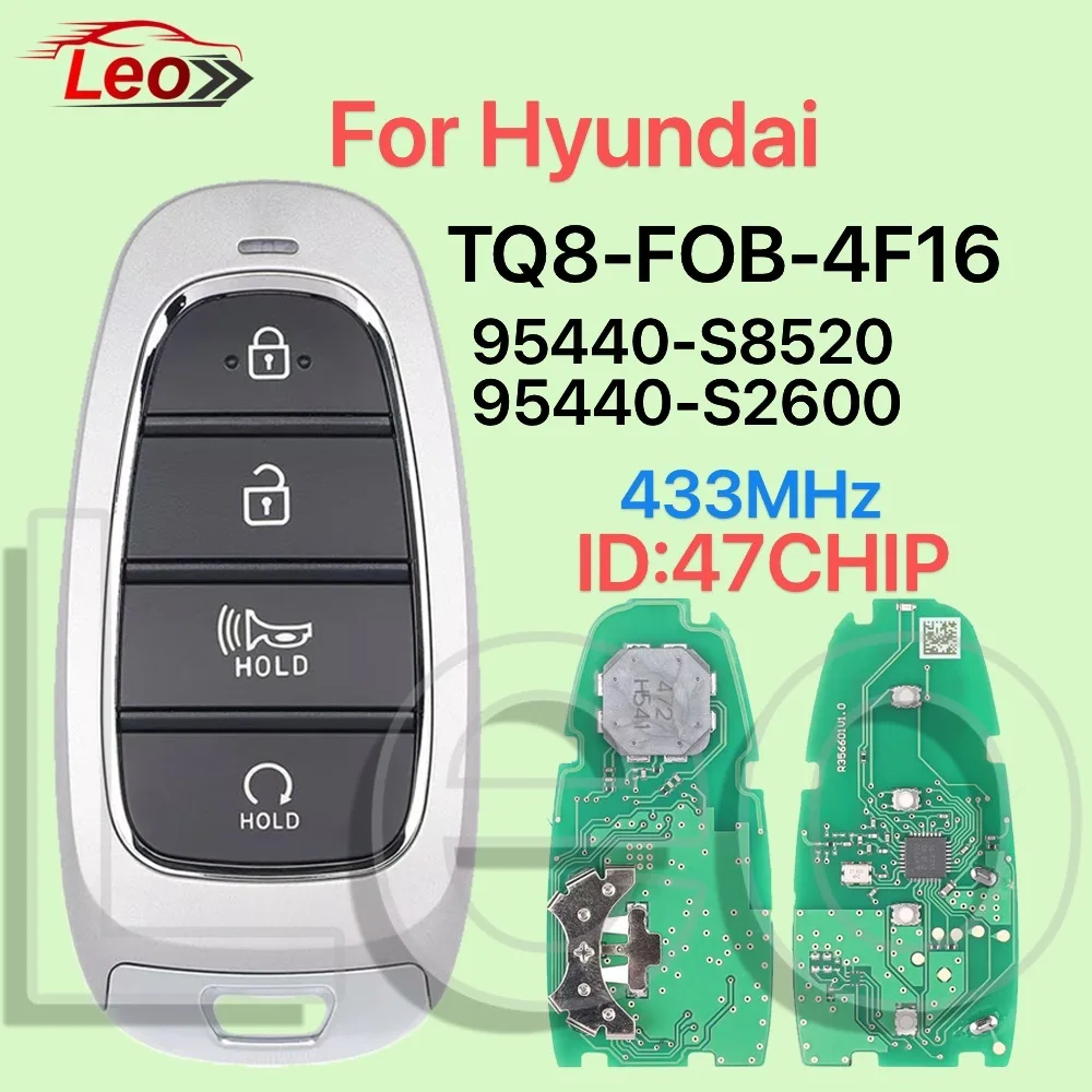 Leo TQ8-F0B-4F16 PN:95440-S8520/95440-S2600 Car Smart Remote Key For Hyundai Palisade 2022-2023 SANTA FE 2020 2021 2022 2023
Leo TQ8-F0B-4F16 PN:95440-S8520/95440-S2600 Car Smart Remote Key For Hyundai Palisade 2022-2023 SANTA FE 2020 2021 2022 2023