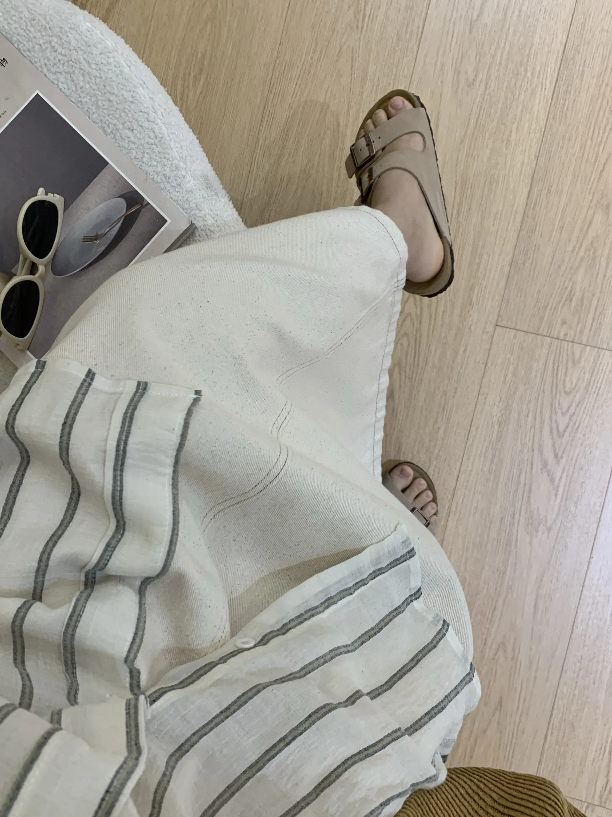 Simple Retro High Waist Slimming Denim A-Line Skirt Women's Midi Loose Skirt Casual Commute Style Cotton Blend Knitted
Simple Retro High Waist Slimming Denim A-Line Skirt Women's Midi Loose Skirt Casual Commute Style Cotton Blend Knitted
