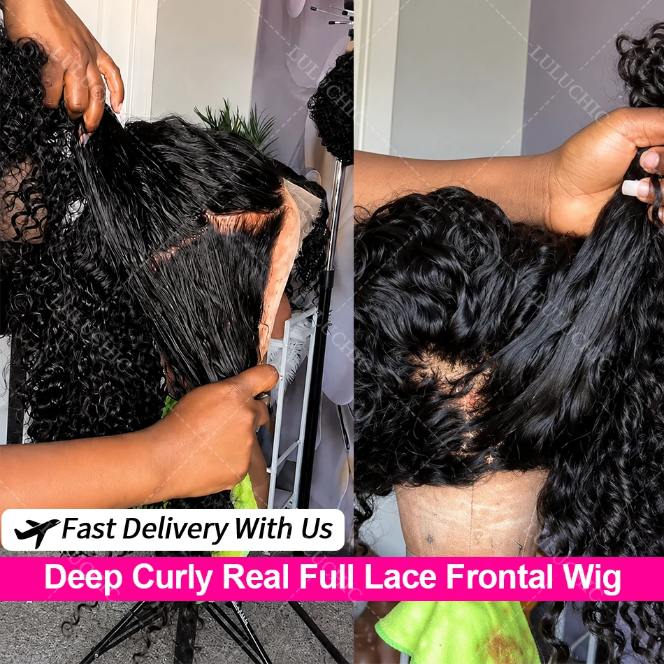 13x5 HD Transparent Lace Frontal Wig 360 Full Lace Natural Black Human Hair Wig Water Wave 100% Brazilian Virgin Remy Human Hair Pre Plucked Real Full Lace Human Hair Wig Beginner Friendly Women Human Hair Lace Wig
13x5 HD Transparent Lace Frontal Wig 360 Full Lace Natural Black Human Hair Wig Water Wave 100% Brazilian Virgin Remy Human Hair Pre Plucked Real Full Lace Human Hair Wig Beginner Friendly Women Human Hair Lace Wig