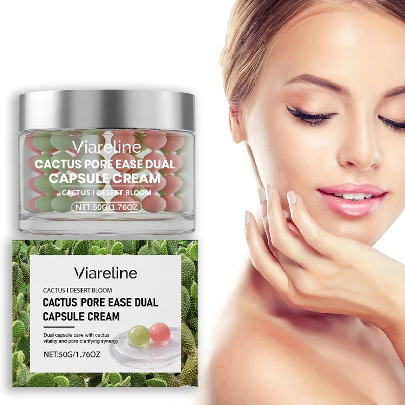 Крем для лица Cactus Dual-effect Capsule: глубокое увлажнение, длительное удержание влаги, нежное и легко впитывающееся средство для ежедневного ухода за кожей.
Крем для лица Cactus Dual-effect Capsule: глубокое увлажнение, длительное удержание влаги, нежное и легко впитывающееся средство для ежедневного ухода за кожей.