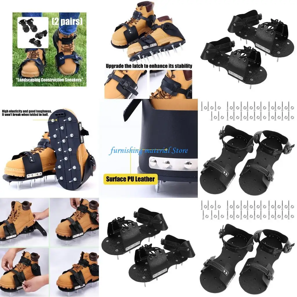 Y5GD No Heavy Equipment Needed Aerating Shoes For Healthier Greener Grass Epoxy Floors 13 Nylon Spikes Effortlessly Aeration
Y5GD No Heavy Equipment Needed Aerating Shoes For Healthier Greener Grass Epoxy Floors 13 Nylon Spikes Effortlessly Aeration