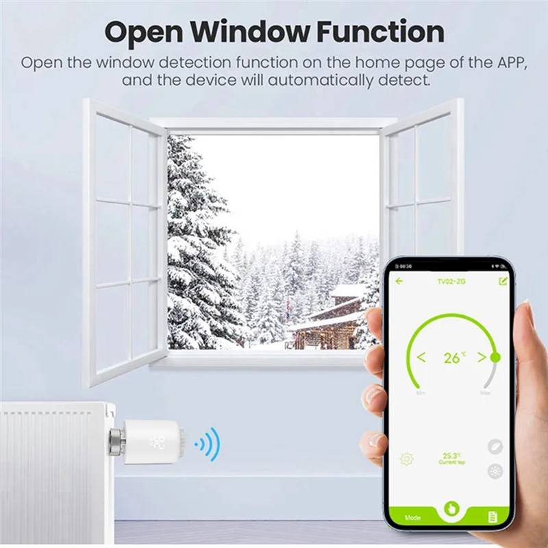 B04C-Tuya Zigbee Умный термостатический клапан Контроллер отопления Термостатический клапан радиатора Дистанционный термостат Управление через приложение для мобильных устройств
B04C-Tuya Zigbee Умный термостатический клапан Контроллер отопления Термостатический клапан радиатора Дистанционный термостат Управление через приложение для мобильных устройств
