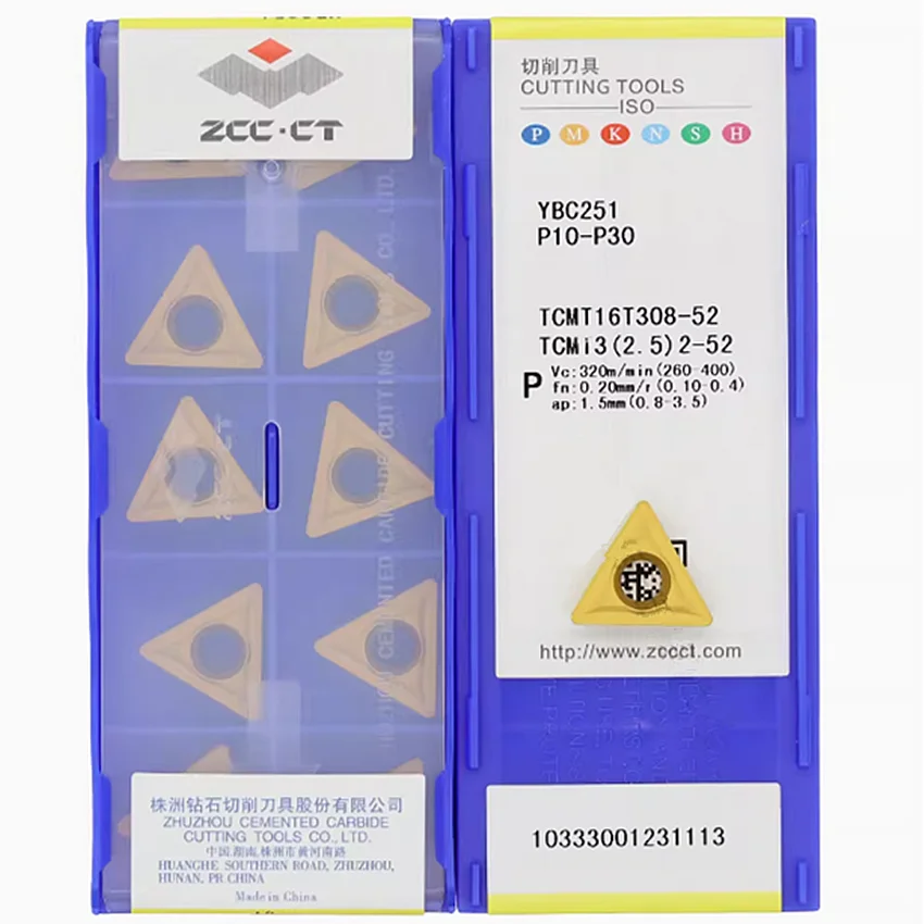 TCMT16T308-52 YBC251/TCMT16T308-52 YBD151/TCMT16T308-52 YBC151/TCMT16T308-52 YBM251 ZCC.CT CNC carbide inserts turning tools
TCMT16T308-52 YBC251/TCMT16T308-52 YBD151/TCMT16T308-52 YBC151/TCMT16T308-52 YBM251 ZCC.CT CNC carbide inserts turning tools