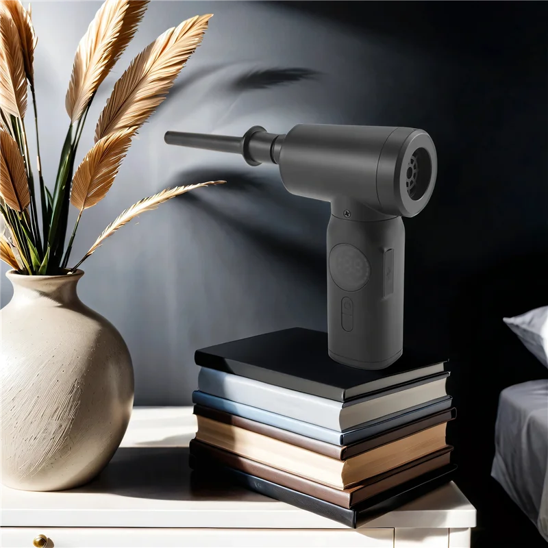 A41T 6000Mah Portable Compressed Air Duster Cleaner Cordless Duster For Keyboard Computer Cleaning