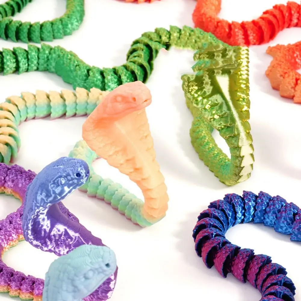 Flexible 3D Printed Snake Viper Realistic Simulated Snake Ornament Rotatable Multicolor Animal Simulation Model Christmas
Flexible 3D Printed Snake Viper Realistic Simulated Snake Ornament Rotatable Multicolor Animal Simulation Model Christmas
