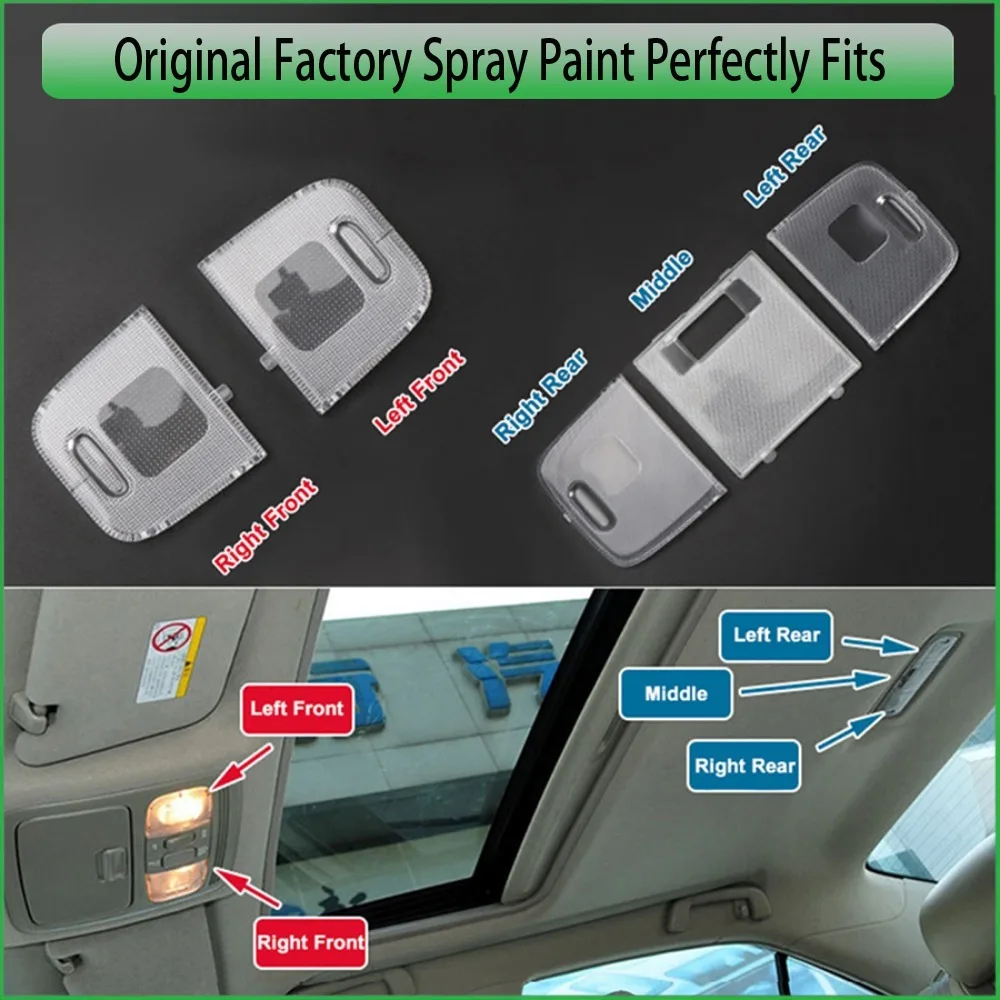 Car Reading Light Cover Interior Roof Lamp Frames Lampshade Cover Kit Car Styling For Toyota Camry 2006-2011 Auto Accessories
Car Reading Light Cover Interior Roof Lamp Frames Lampshade Cover Kit Car Styling For Toyota Camry 2006-2011 Auto Accessories