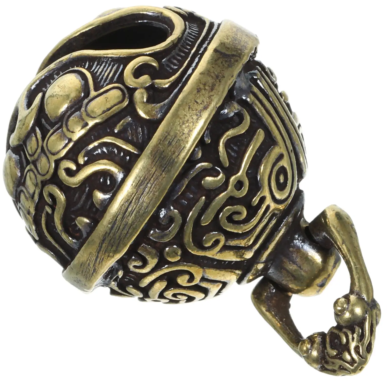 Retro Bronze Hanging Ornament Ring Ornament Vintage Charms Hanging Decor Bag Small Brass Figurine Brass Charms Pendants
Retro Bronze Hanging Ornament Ring Ornament Vintage Charms Hanging Decor Bag Small Brass Figurine Brass Charms Pendants