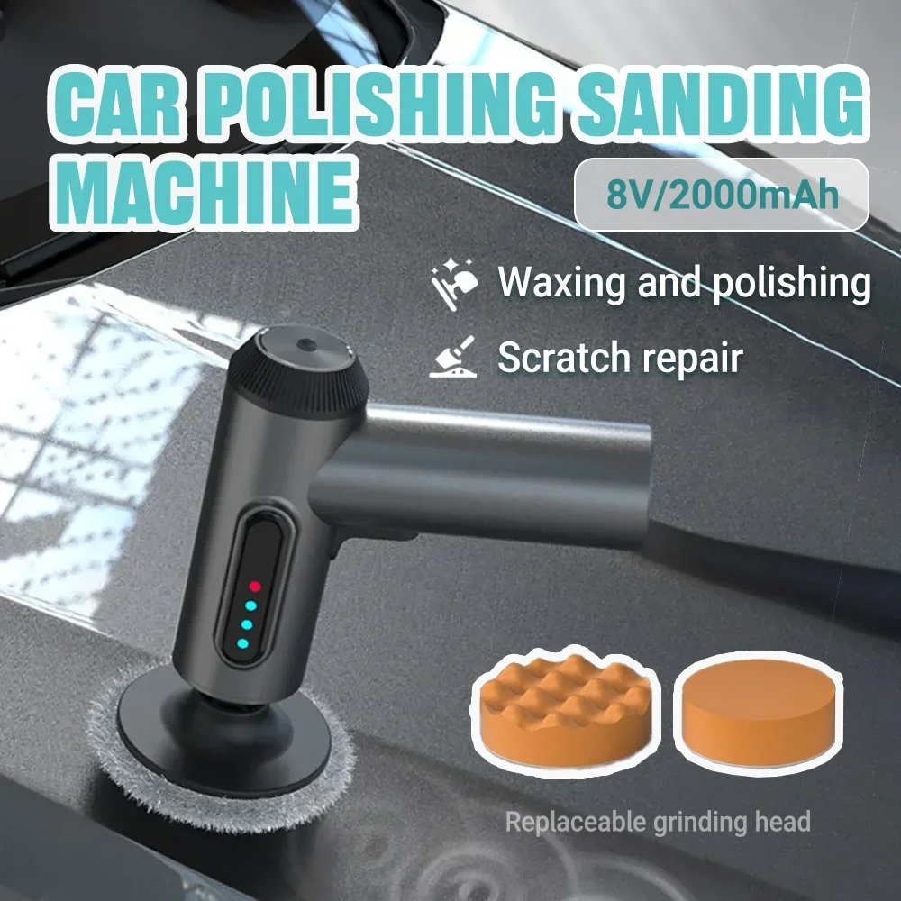 Wireless Car Polishing Machine 4000mAh Rechargeable Lithium Battery Cordless Polisher Speed Adjustable For Waxing Grinding
Wireless Car Polishing Machine 4000mAh Rechargeable Lithium Battery Cordless Polisher Speed Adjustable For Waxing Grinding